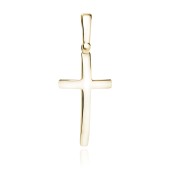 Cruciulita argint placată cu aur galben DiAmanti K0116G-DIA